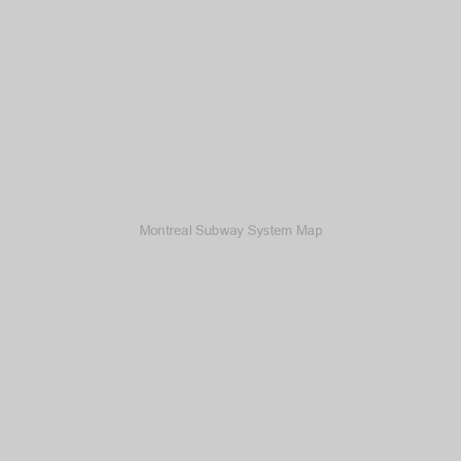 Montreal Subway System Map