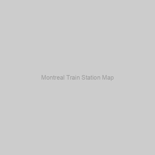 Montreal Train Station Map