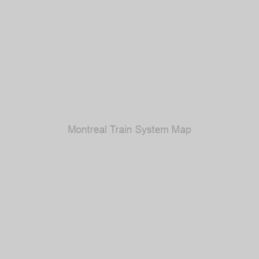 Montreal Train System Map