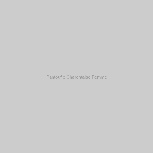 Pantoufle Charentaise Femme