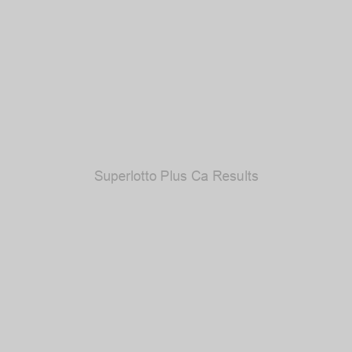 Superlotto Plus Ca Results