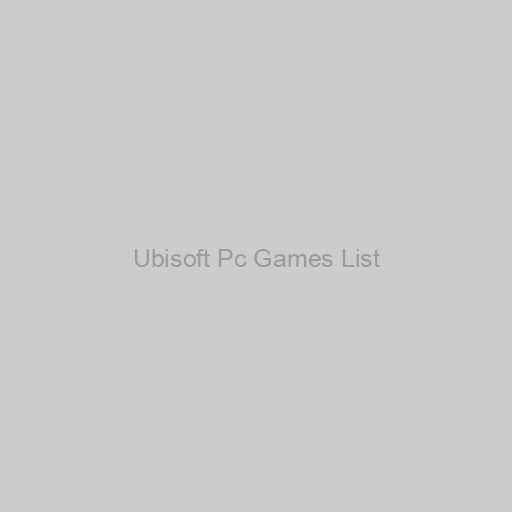 Ubisoft Pc Games List