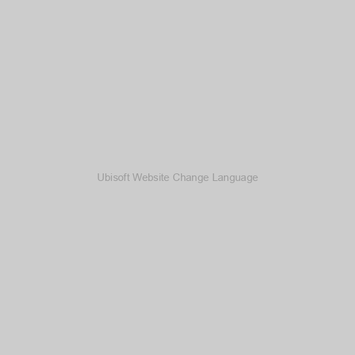 Ubisoft Website Change Language