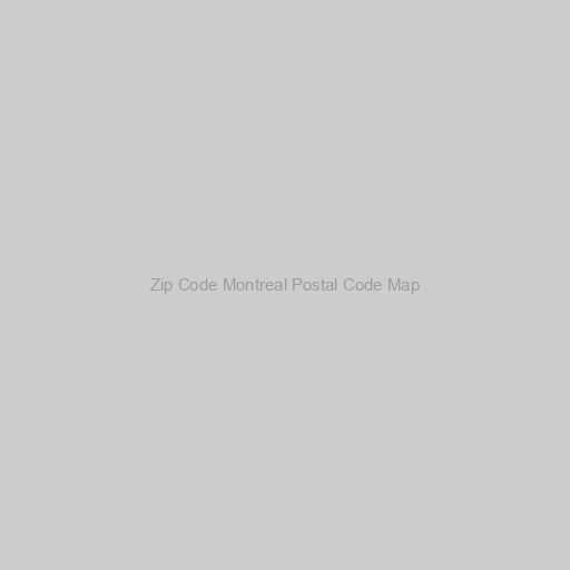 Zip Code Montreal Postal Code Map