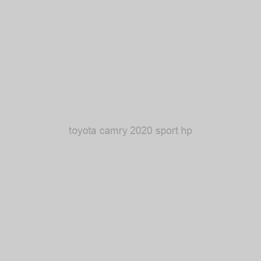 Toyota Camry 2020 Sport Hp
