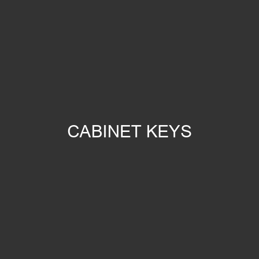 Cabinet Keys