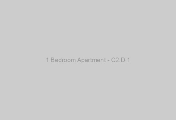 1 Bedroom Apartment - C2.D.1