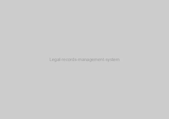 Legal records management system