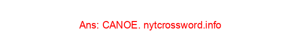 Something large often stored upside down NYT Crossword Clue