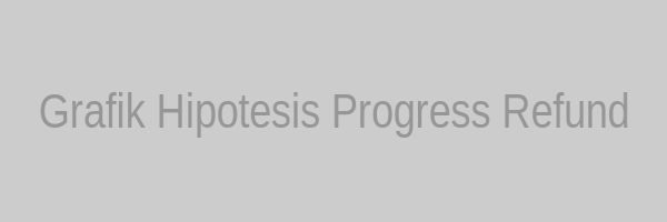 Ilustrasi grafik progress refund