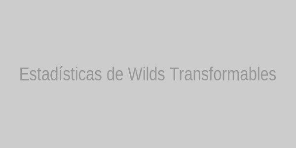 Gráfico ilustrativo de estadísticas sobre wilds transformables