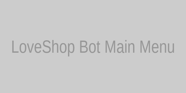Главное меню бота LoveShop в Telegram