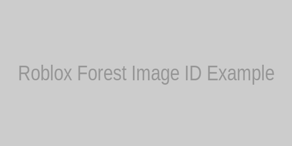 Example of a forest image ID being used in Roblox Studio