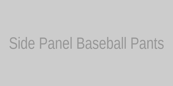 Side panel ladies' baseball pants