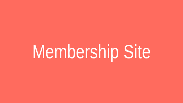 Membership subscription website