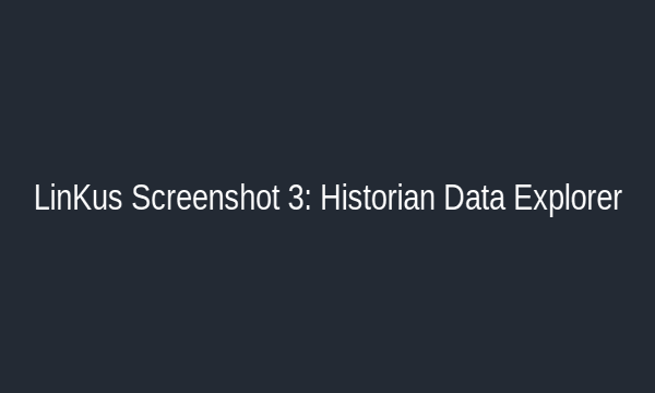 LinKus Historian Data Explorer