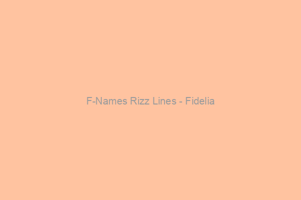 Fidelia