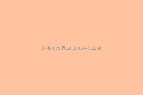 Uzziah