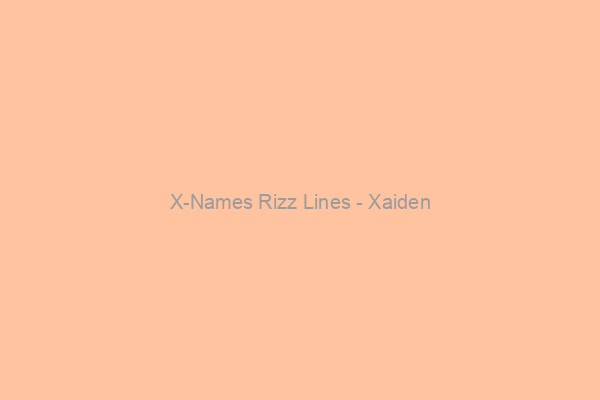 Xaiden