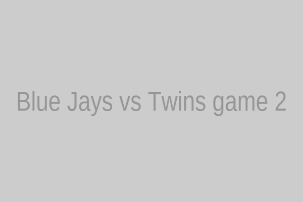 Blue Jays Urgency: Scherzer on Critical Next Two Games Blue Jays vs. Twins Game 2