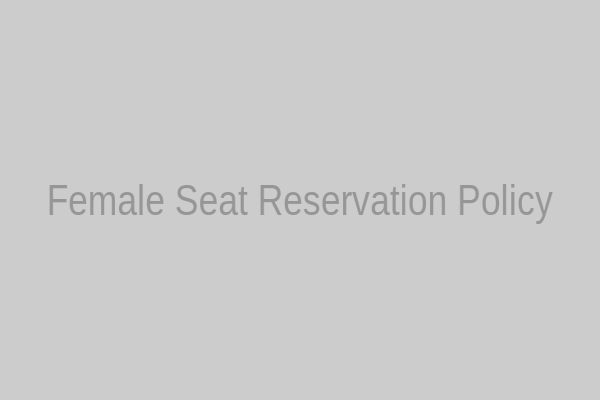 Female Seat Reservation Policy Flowchart