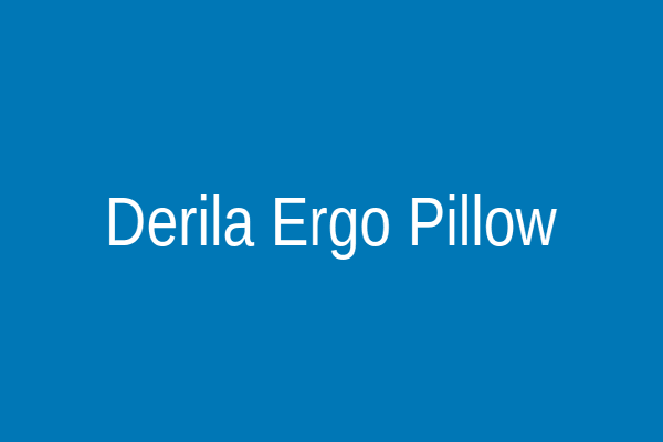 Derila Ergo Pillow