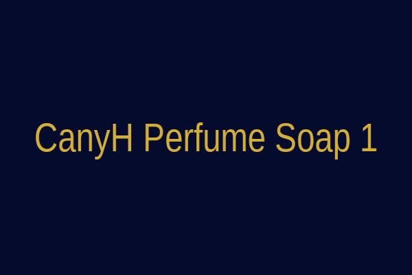 CanyH Perfume Soap