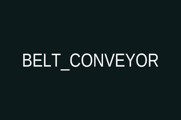 Belt Conveyor