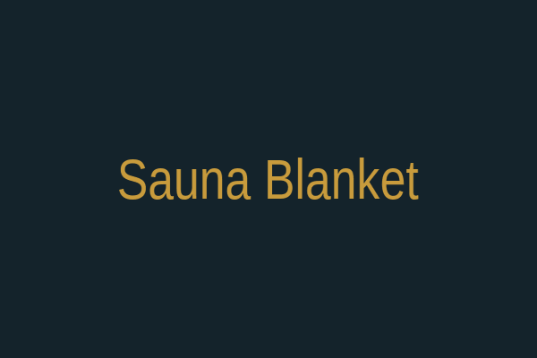 Infrared sauna blanket