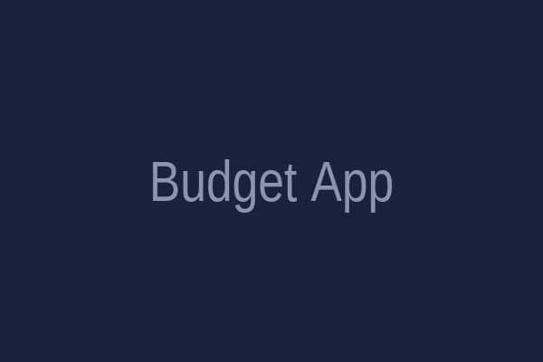 Budget Management App