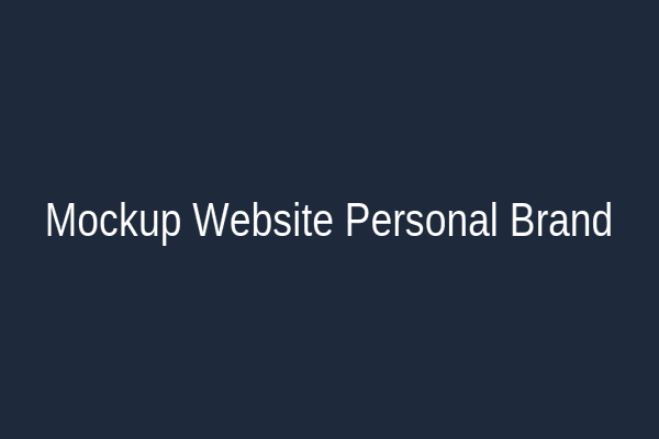 Website Mockup Presentation