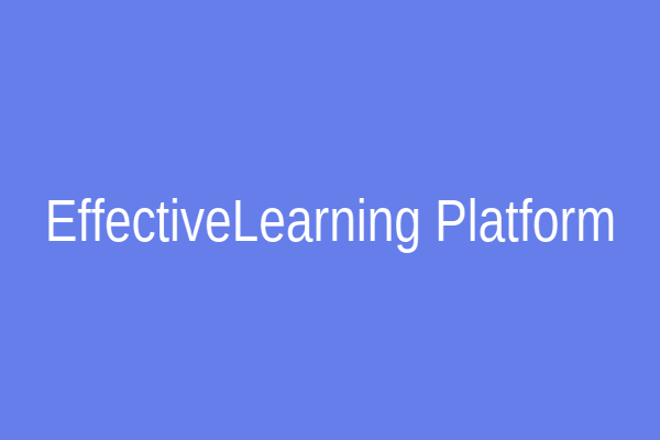 EffectiveLearning Platform
