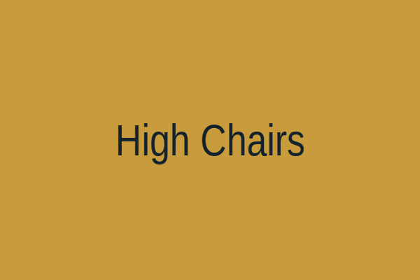Non-toxic baby high chair