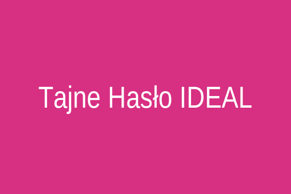 Gra planszowa Tajne Hasło IDEAL