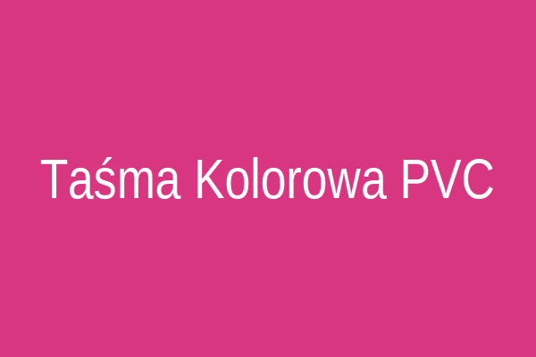 Zestaw 10 kolorowych taśm PVC Schemat 4.5m