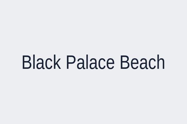 Black Palace Beach — секретный пляж Дубая