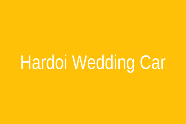 Wedding Car Rental Hardoi