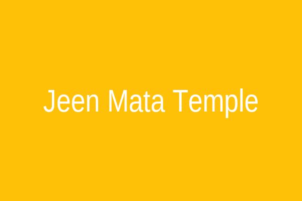 Jeen Mata Temple