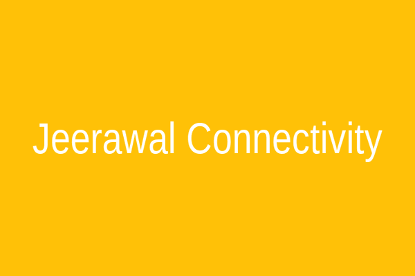 Map showing connectivity around Jeerawal
