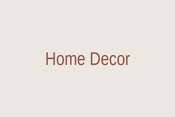 Home Decor Category