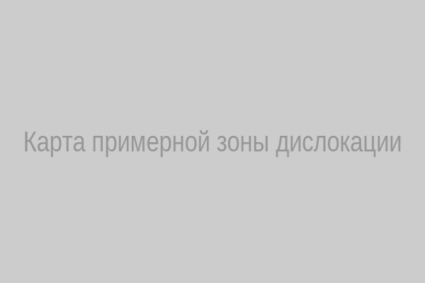 Карта примерной зоны дислокации