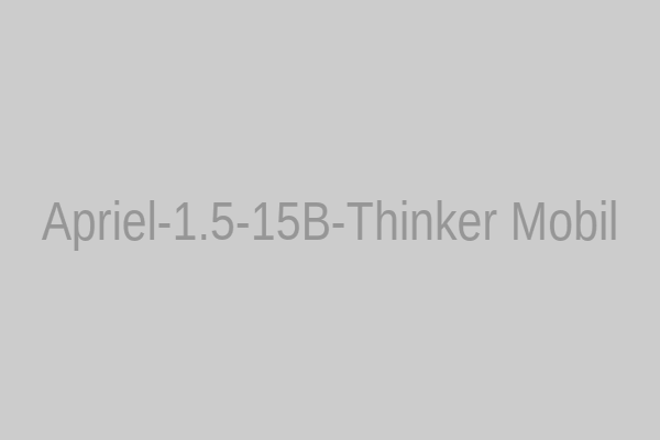 Apriel-1.5-15B-Thinker Mobil Uygulama Görseli
