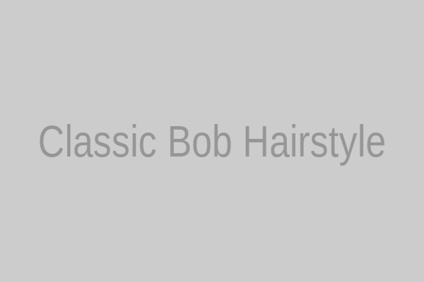 Classic Bob Hairstyle