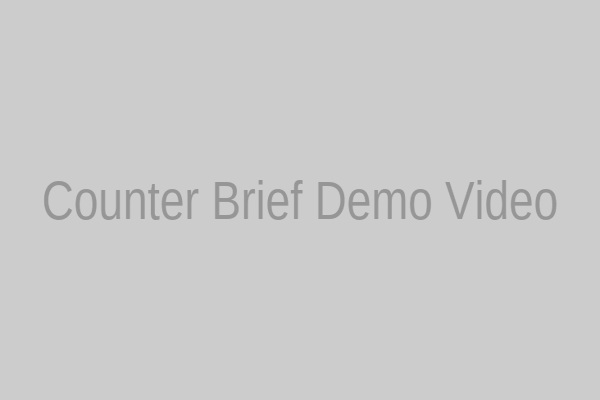 Зображення демонстраційного відео Counter Brief