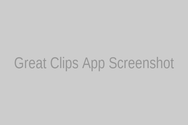 Great Clips App showing wait times and check-in options
