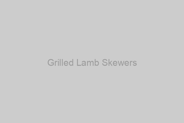 Grilled Lamb Skewers