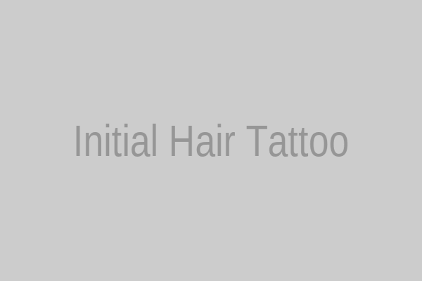 Tattoo tóc chữ cái nhỏ