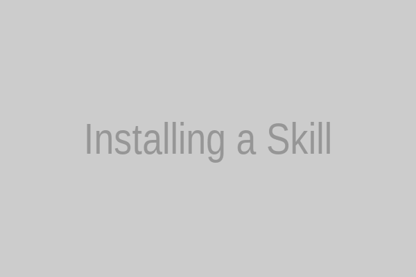 Installing a Skill