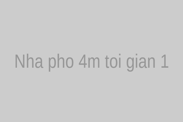 Mẫu nhà 1 tầng mặt tiền 4m phong cách tối giản 1