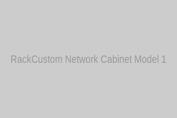 Professional network cabinet for CCTV systems